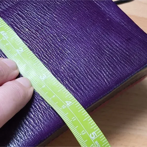 Vintage Multi Royal Colored Leather Mini Crossbody Bag Made in Tokyo - Picture 11 of 13